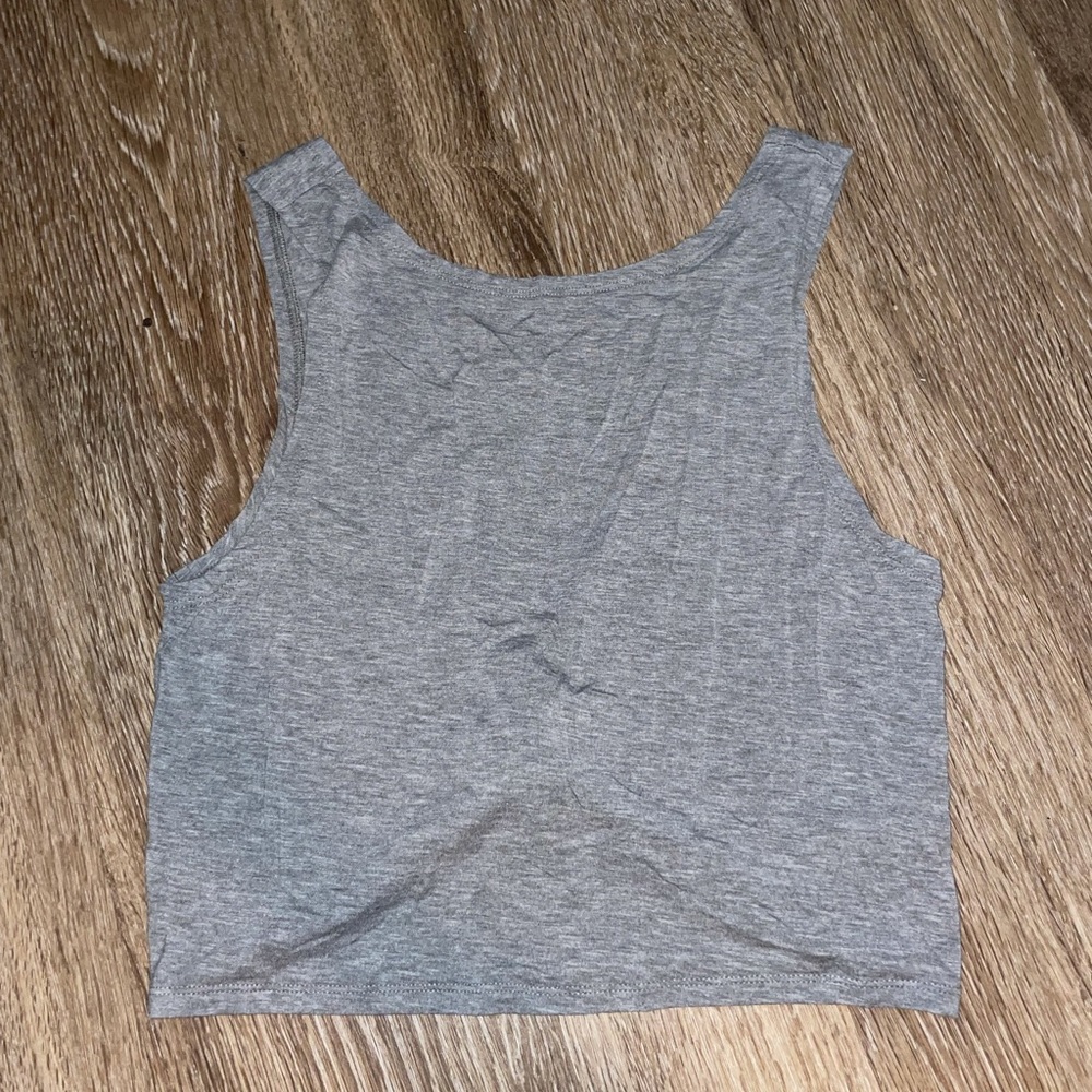Gray tank top